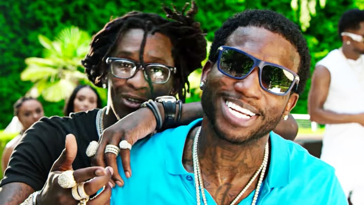 See Gucci Mane, Young Thug Throw Pool Party to Celebrate 'Guwop Home'