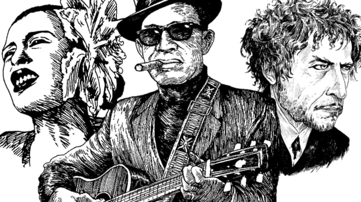Tony Millionaire's Portraits of Musicians