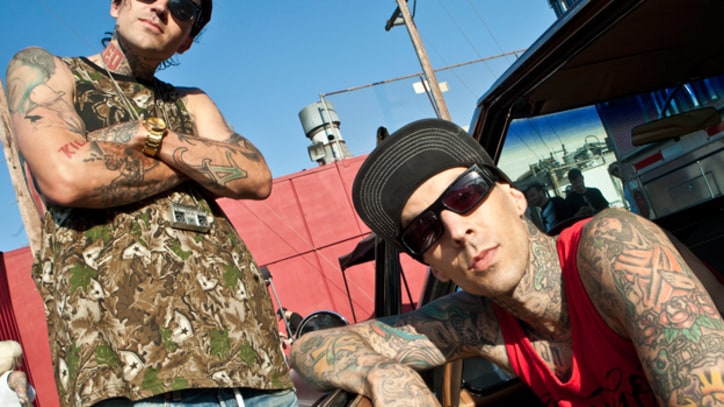 Travis Barker and Yelawolf Behind the Scenes