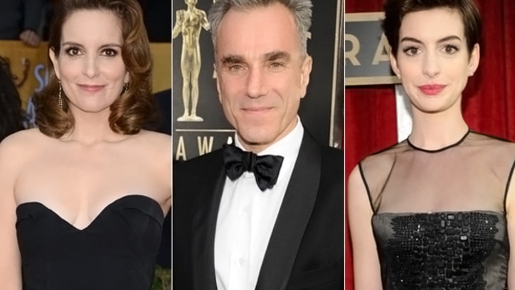 On the SAG Awards 2013 Red Carpet