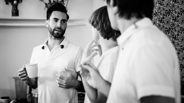 Backstage with Maroon 5