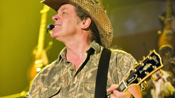 Ted Nugent Blasts Immigration Reform and Gun Control at Texas Biker Rally