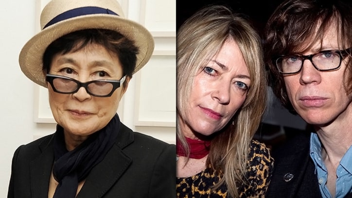 Yoko Ono Recording With Sonic Youth's Kim Gordon and Thurston Moore