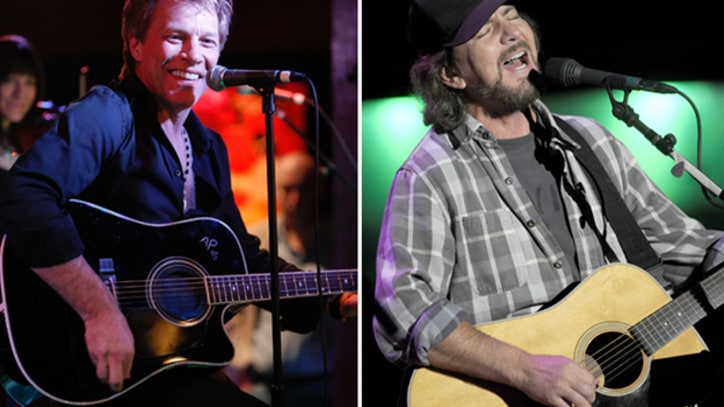 Bon Jovi, Dave Grohl and Eddie Vedder Added to '12-12-12' Lineup