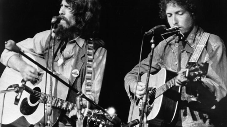 Bob Dylan's Secret Recording Session With George Harrison and Friends