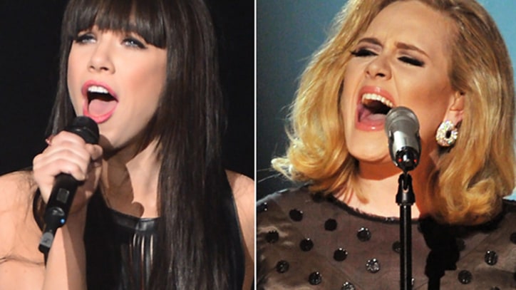 Adele and Carly Rae Jepsen Top iTunes Sales in 2012