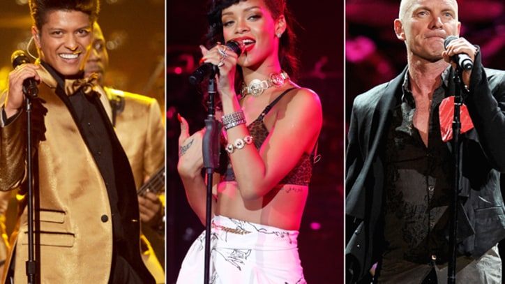Sting Will Team With Bruno Mars, Rihanna for Grammys Performance