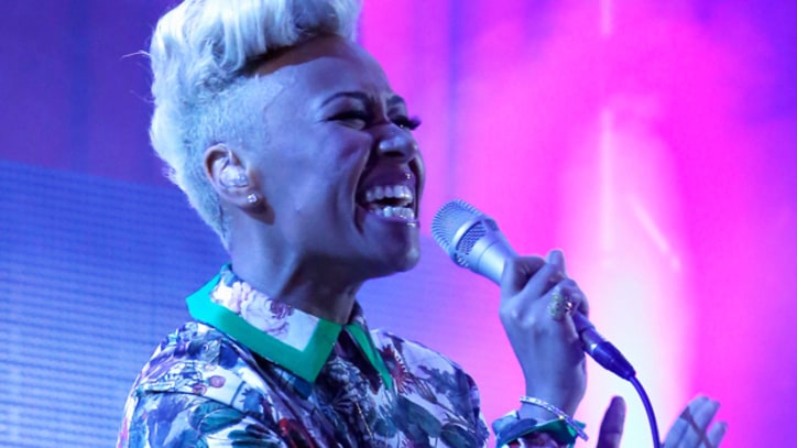 Emeli Sande Spends Oscar Night With Bono and Elton John