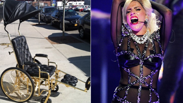 Lady Gaga's Gold Wheelchair: All the Details
