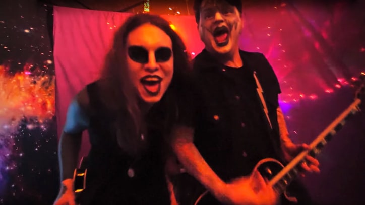 Watch Against Me!'s Glammy, Sci-Fi-Themed 'Crash' Video