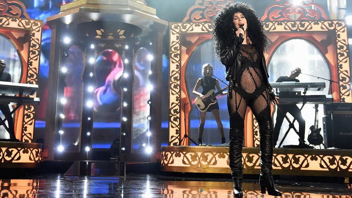 Watch Cher Strut in Vintage 'If I Could Turn Back Time' Outfit at BBMAs