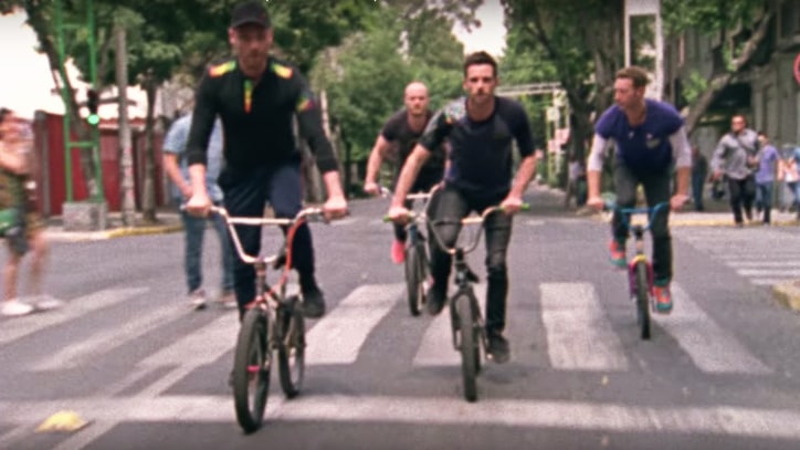 See Coldplay Bike Around Mexico City in 'A Head Full of Dreams' Video
