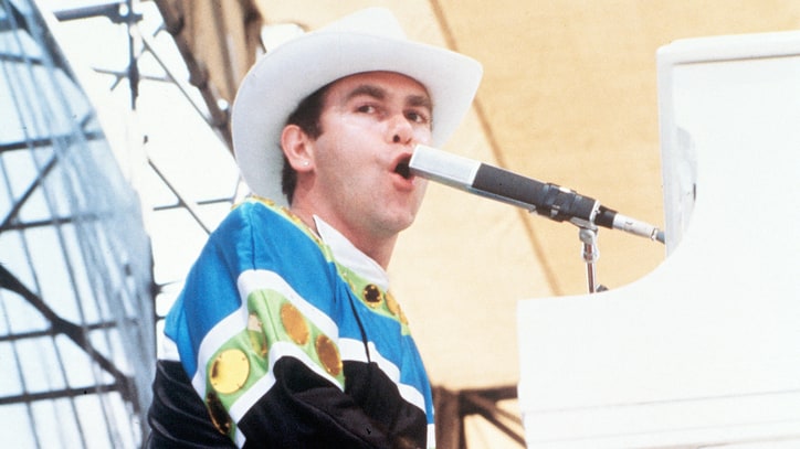 Flashback: Elton John Sings 'Imagine' in Central Park