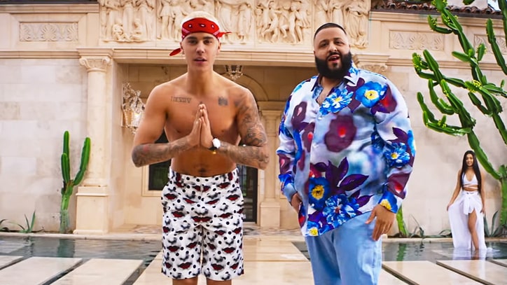 DJ Khaled Enlists Justin Bieber, Lil Wayne for Jubilant 'I'm the One' Video