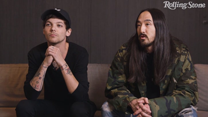 Watch Louis Tomlinson, Steve Aoki Discuss Partying, Swapping Careers