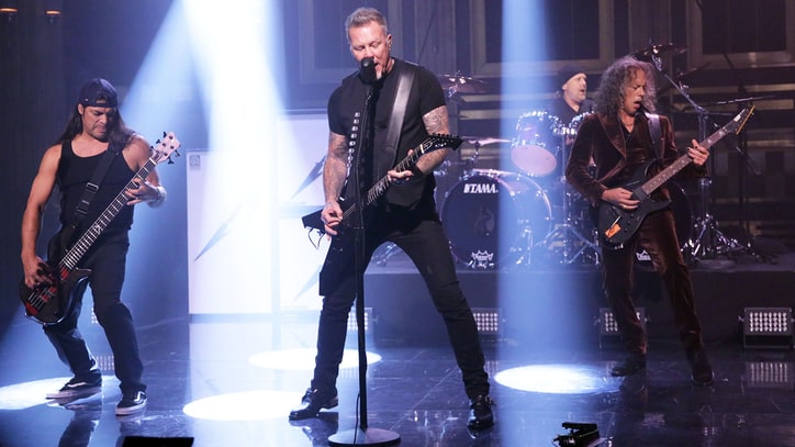 Watch Metallica Scorch 'Fallon' With 'Moth Into Flame'
