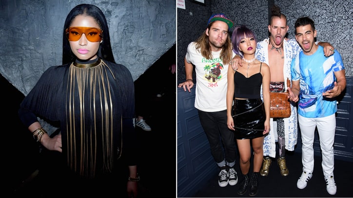 Hear Nicki Minaj, DNCE's Funky 'Kissing Strangers'