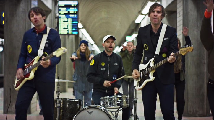 Watch Peter Bjorn and John Play Human Dominos in New Video