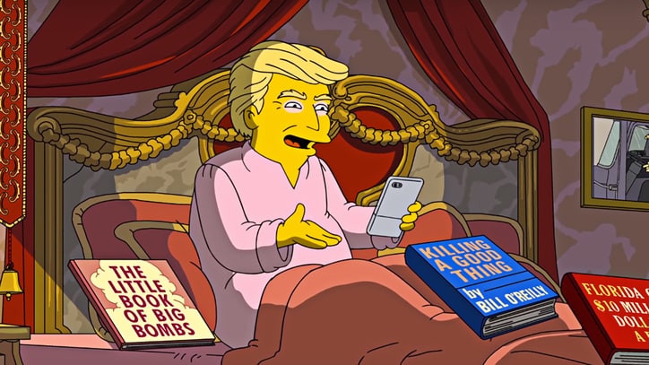 Watch 'The Simpsons' Skewer Donald Trump's First 100 Days