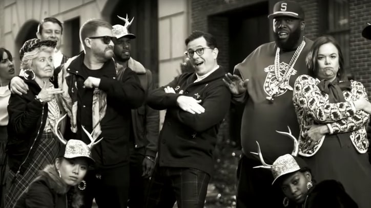 Watch Run the Jewels Ruin Stephen Colbert's Wholesome Christmas Video
