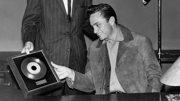 Rare Johnny Cash 'I Walk the Line' Gold Record Unveiled at Museum