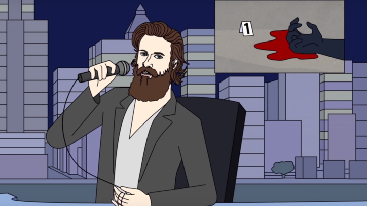 Watch Animated Father John Misty Perform Humorous New Song 'This is America'
