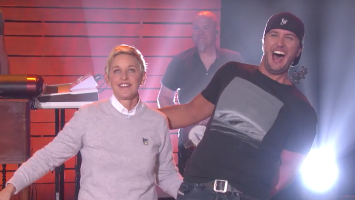 See Luke Bryan Talk 'Butt Ban,' Perform 'Move' on 'Ellen'