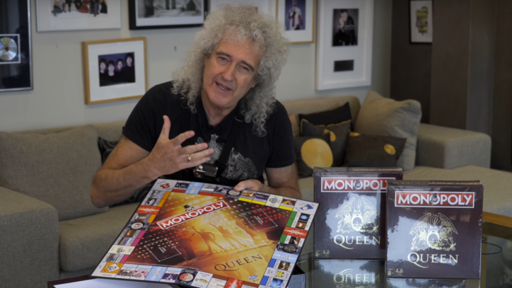 See Brian May Detail Queen Monopoly Game in Unboxing Video