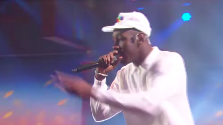 See Tyler, the Creator's 'Soul Train'-Inspired Performance on 'Colbert'