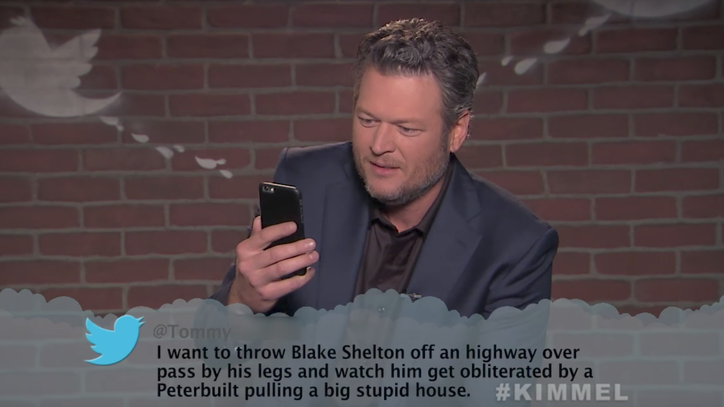 See Blake Shelton, Chris Stapleton Read Mean Tweets on 'Kimmel'