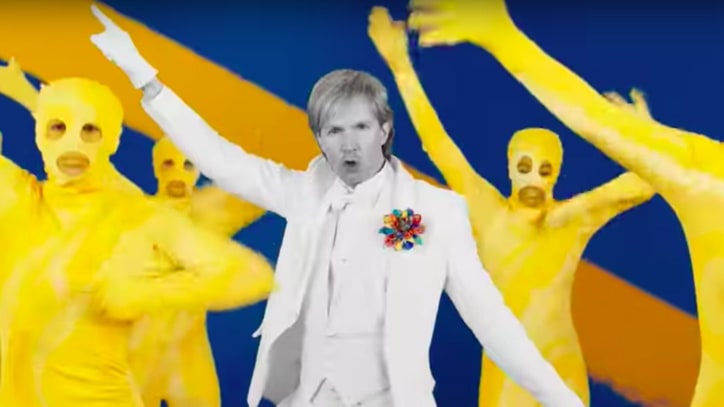 See Beck Dance With Alison Brie in Vivid 'Colors' Video