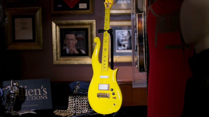 Prince's Yellow Cloud Guitar Sells for $225,000 at New York Auction