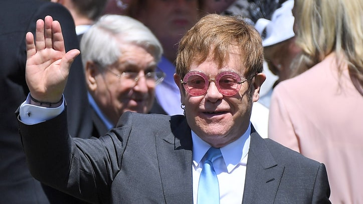 Elton John Performs at Royal Wedding Reception