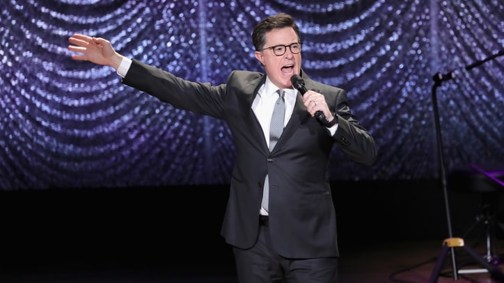 Watch Stephen Colbert Cover Talking Heads, Dis Kellyanne Conway