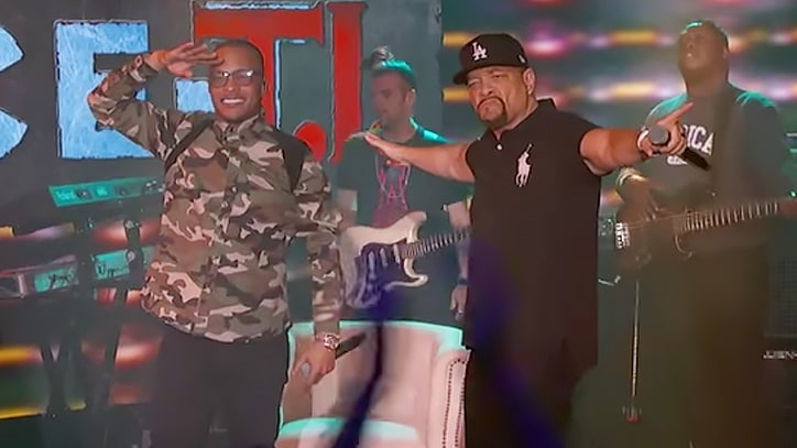 See T.I., Ice-T's Seething Mash-Up on 'Kimmel'