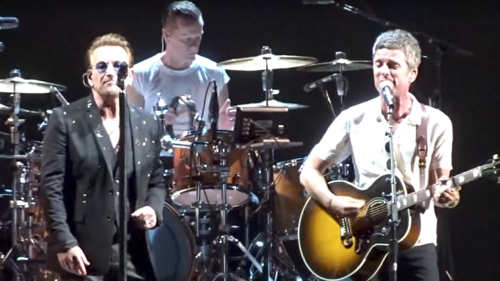 See U2, Noel Gallagher Perform Oasis' 'Don't Look Back in Anger' in London