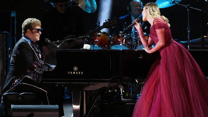 Watch Elton John, Miley Cyrus' Tender 'Tiny Dancer' Duet at Grammys 2018
