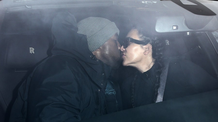 Kim Kardashian Kisses Kanye West as She Drops Him Off at Airport: Photo