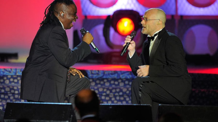Philip Bailey and Phil Collins