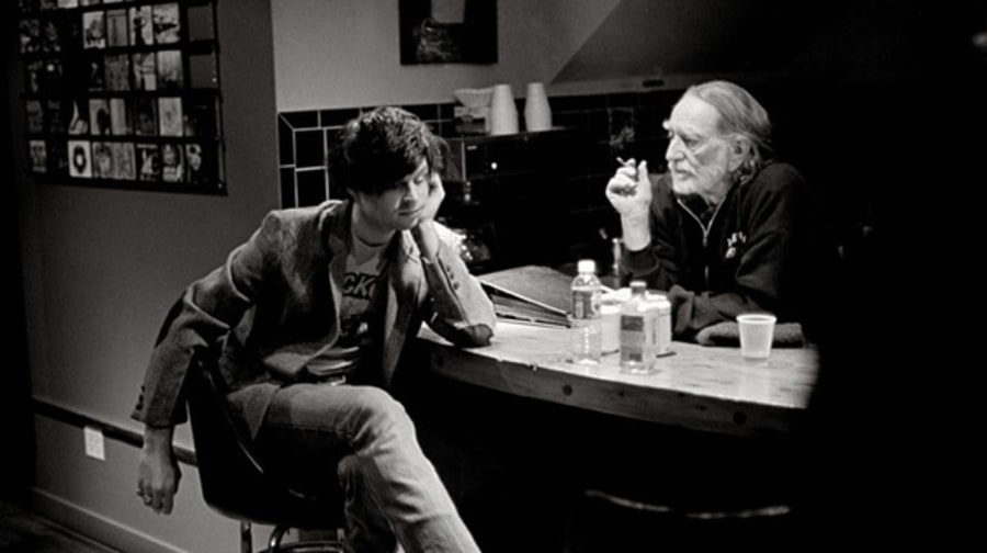 Ryan and Willie Nelson, Loho Studios, New York, 2005