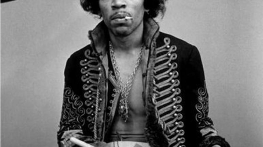 Jimi Hendrix, June 1967 during the Monterey Pop Festival.