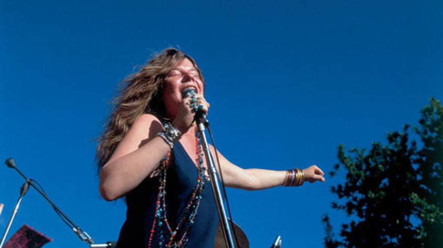 Janis Joplin performing in San Jose, California, in 1968.