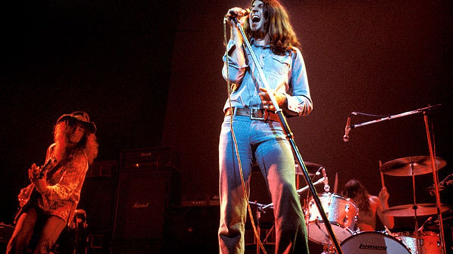 Deep Purple performing in 1973.