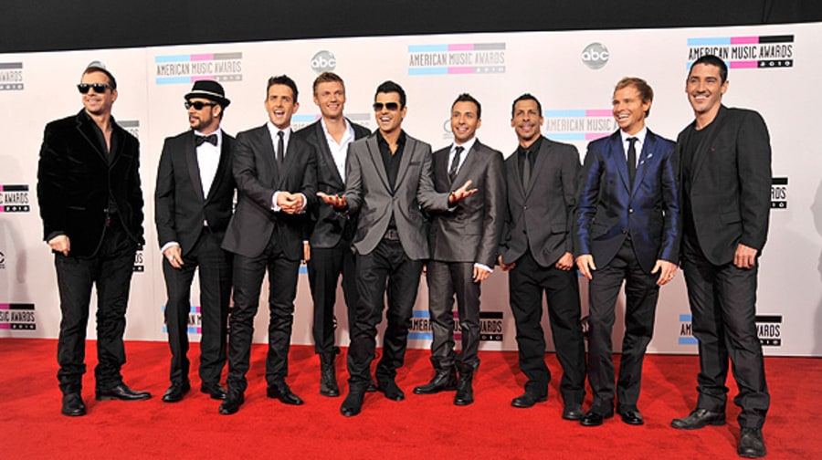 The New Kids on the Block and the Backstreet Boys