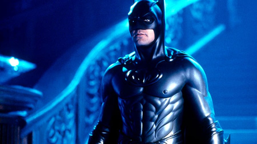 Super Dud: George Clooney as the Caped Crusader in 'Batman and Robin'