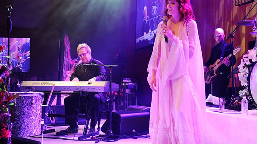 Elton John and Florence Welch