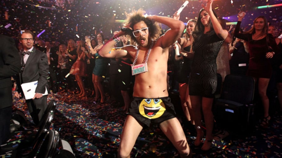 Redfoo Takes to the Audience