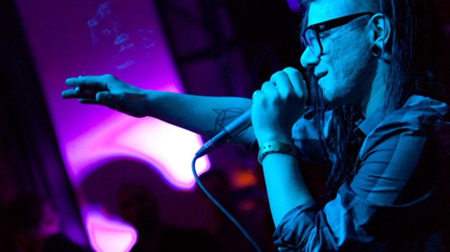 Skrillex Onstage