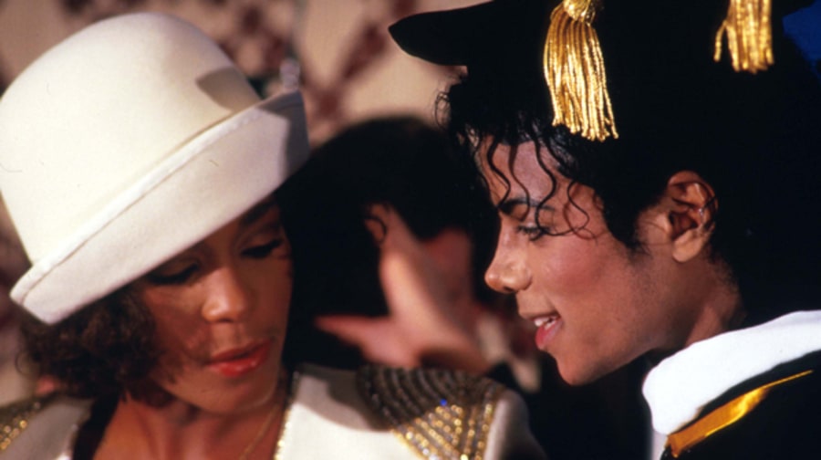 Whitney Houston and Michael Jackson 1988