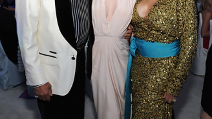 Smokey Robinson, Dita Von Teese and Frances Robinson
